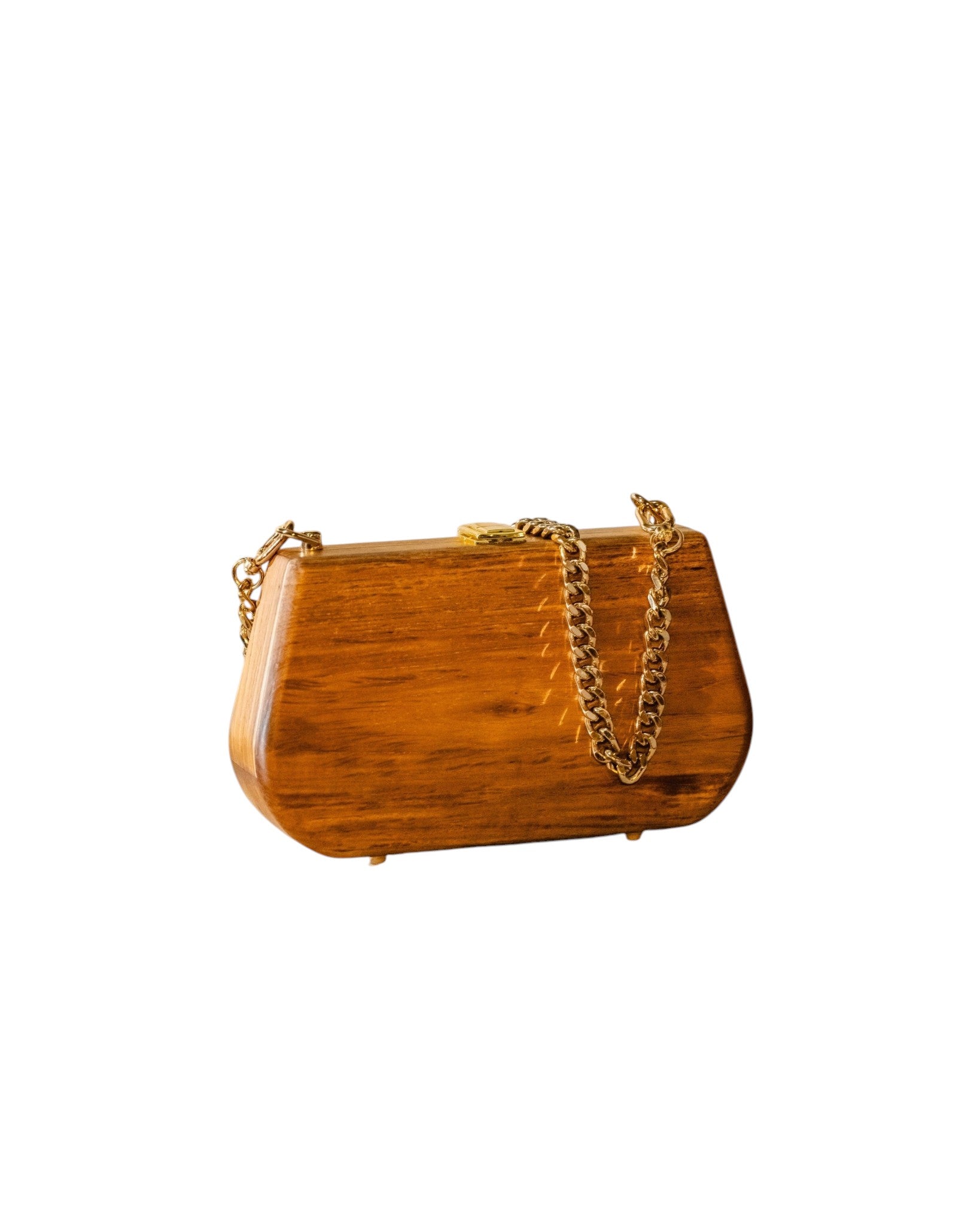 Sulawesi Natural Nusa Handmade Wooden Women Teakwood Handbag