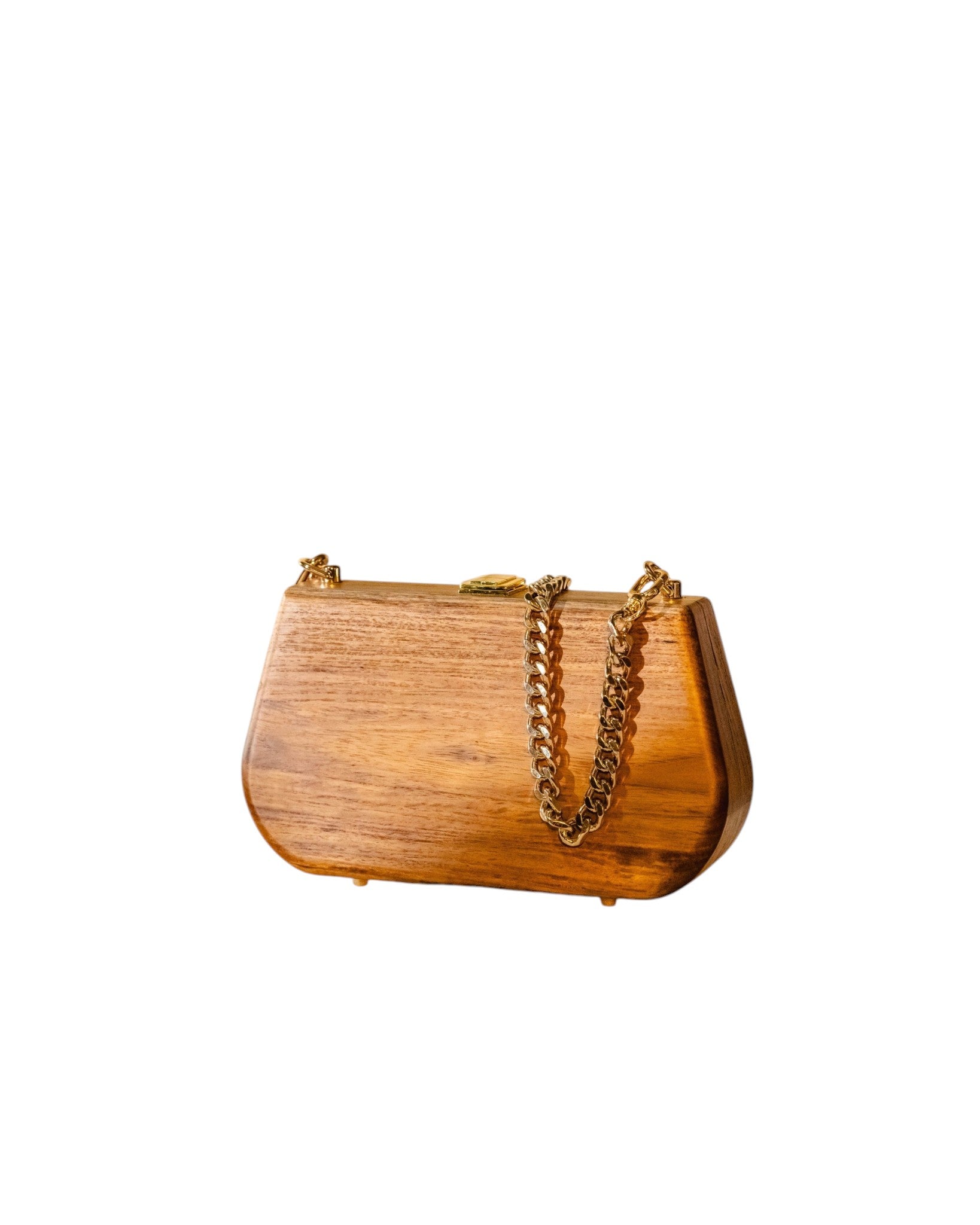 Sulawesi Natural Nusa Handmade Wooden Women Teakwood Handbag