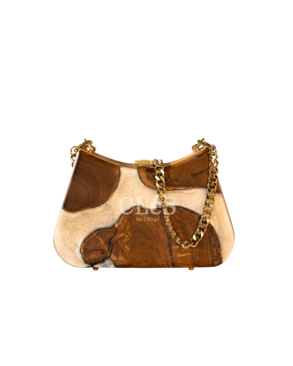 Lombok Coral Nusa Handmade Wooden Women Teakwood Handbag