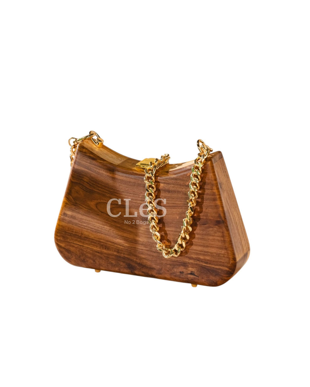 Lombok Coral Nusa Handmade Wooden Women Teakwood Handbag