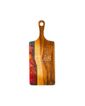 Handmade Abstract Epoxy Resin Wooden Serving Board