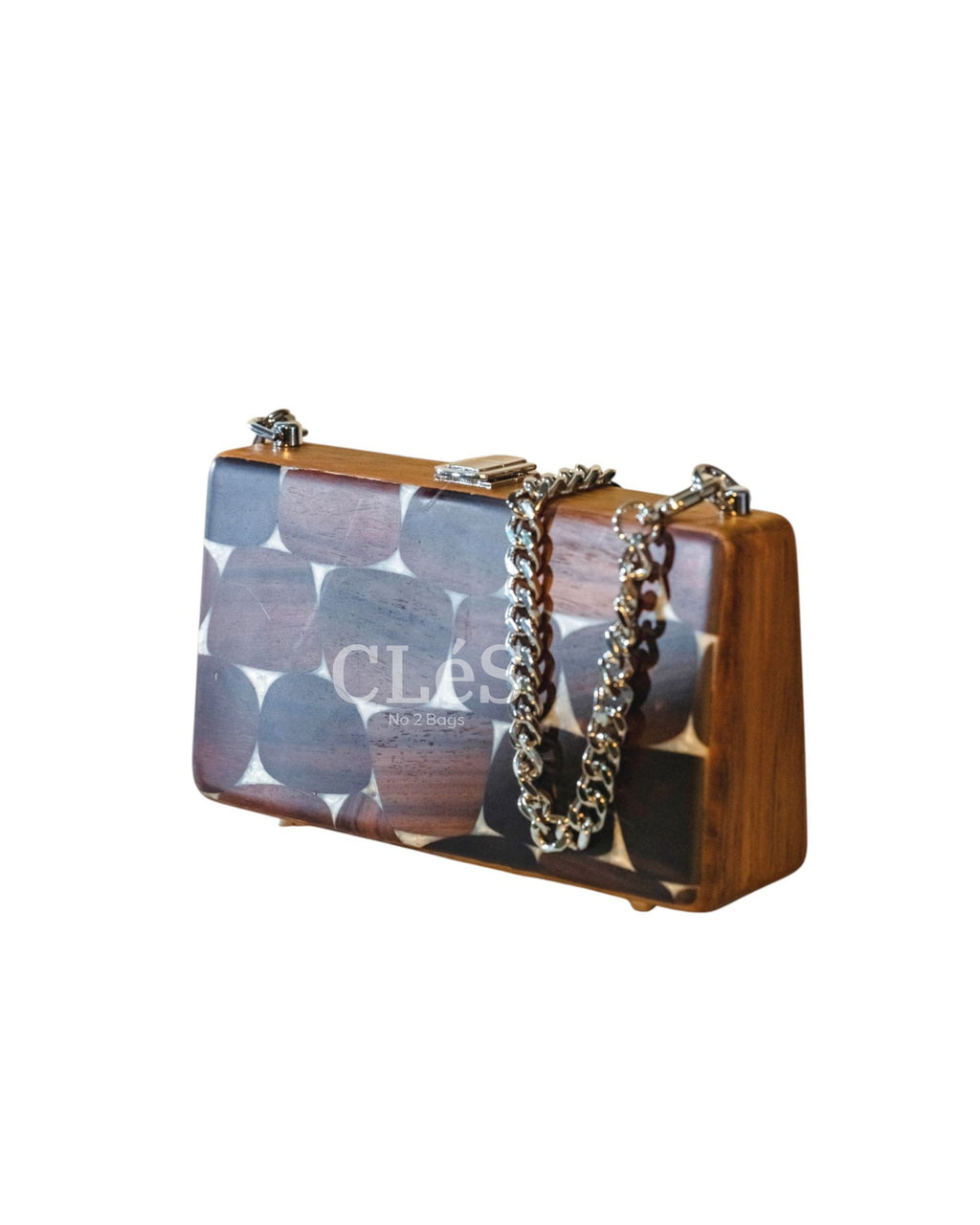 Bali Classic Handmade Wooden Women Teakwood Handbag