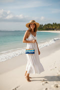 Bali Beach Sand Handmade Wooden Women Teakwood Handbag