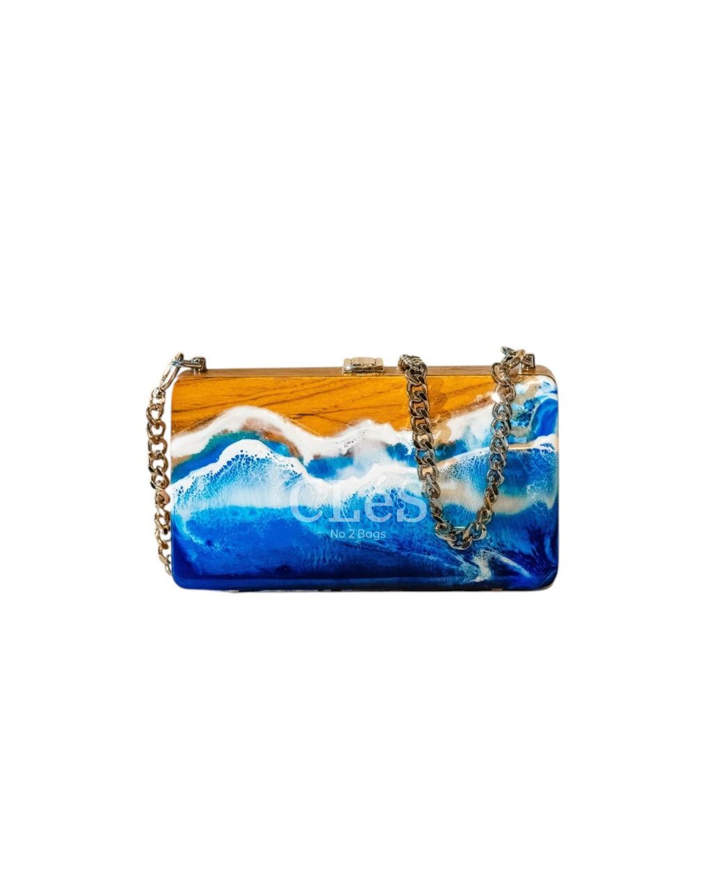 Bali Beach No Sand Handmade Wooden Women Teakwood Handbag