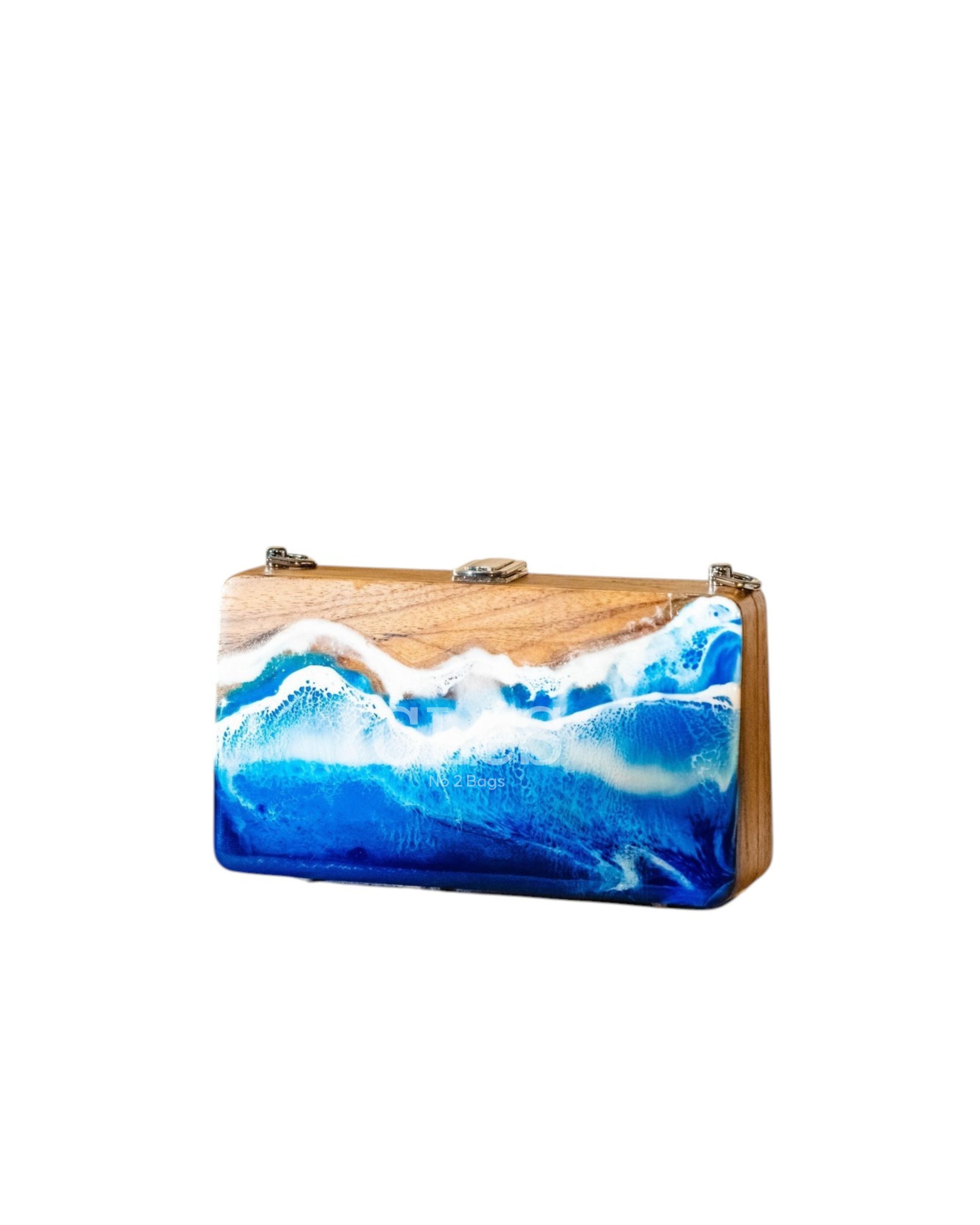 Bali Beach No Sand Handmade Wooden Women Teakwood Handbag