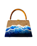 Flores Beach Handmade Wooden Women Teakwood Handbag