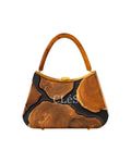Sumba Coal Nusa Handmade Wooden Women Teakwood Handbag