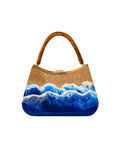 Sumba Beach Handmade Wooden Women Teakwood Handbag
