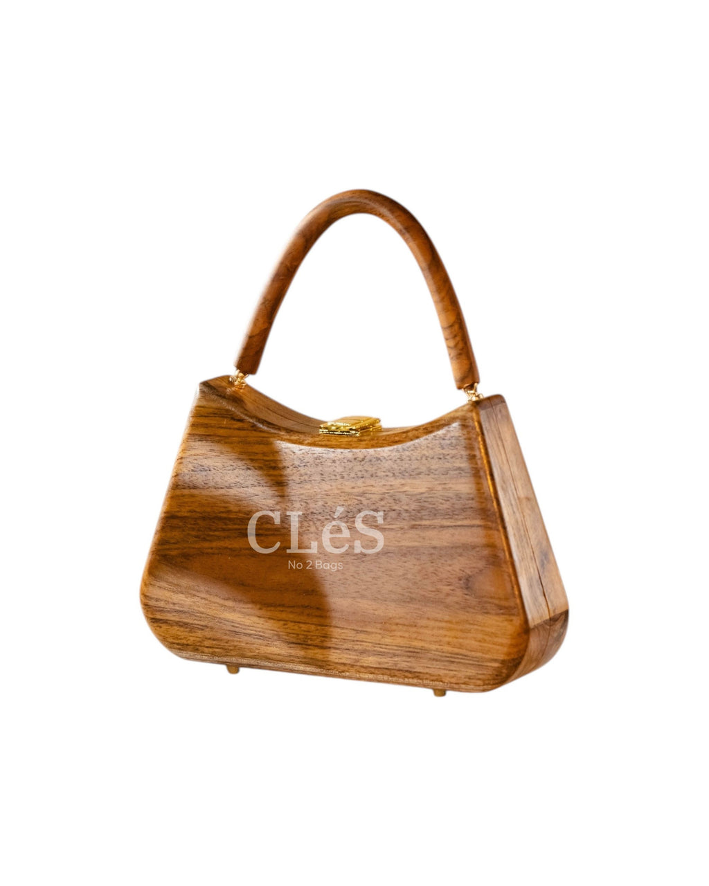 Sumba Natural Handmade Wooden Women Teakwood Handbag