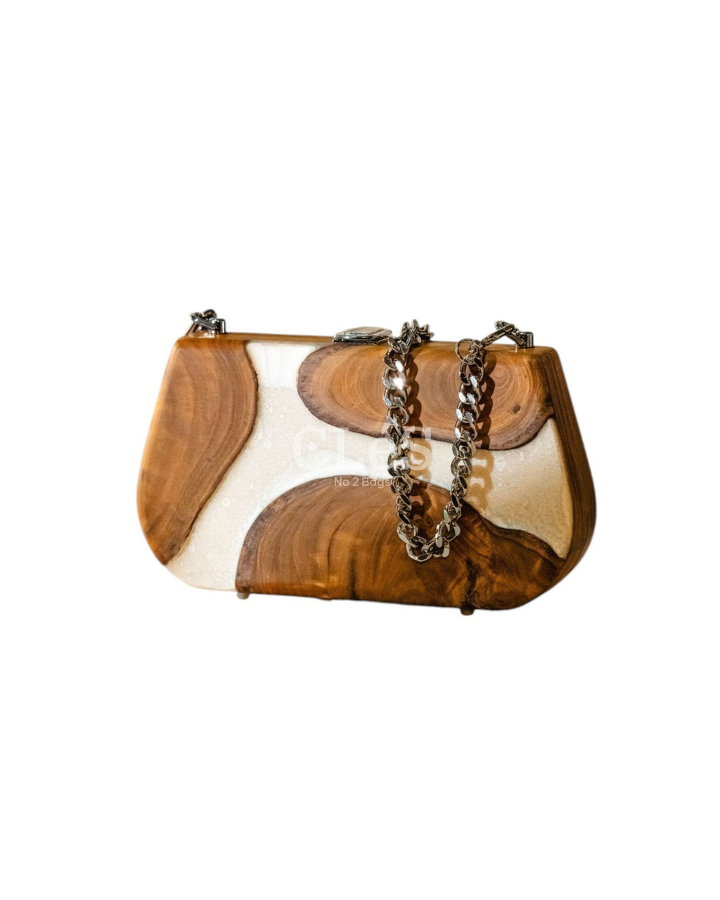 Sulawesi Coral Nusa Nusa Handmade Wooden Women Teakwood Handbag