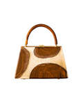 Flores Coral Nusa Handmade Wooden Women Teakwood Handbag