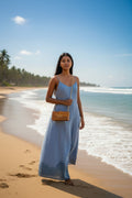 Bali Natural Handmade Wooden Women Teakwood Handbag